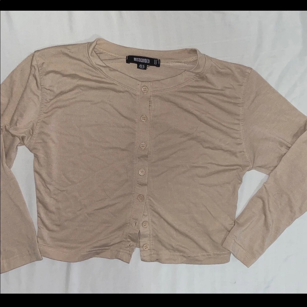 Misguided 2  cardigan crop top